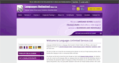 Desktop Screenshot of languagesunlimited.ie